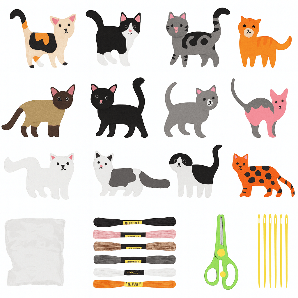 Kreativzauber Nähkit für Kinder - Spiel - minds