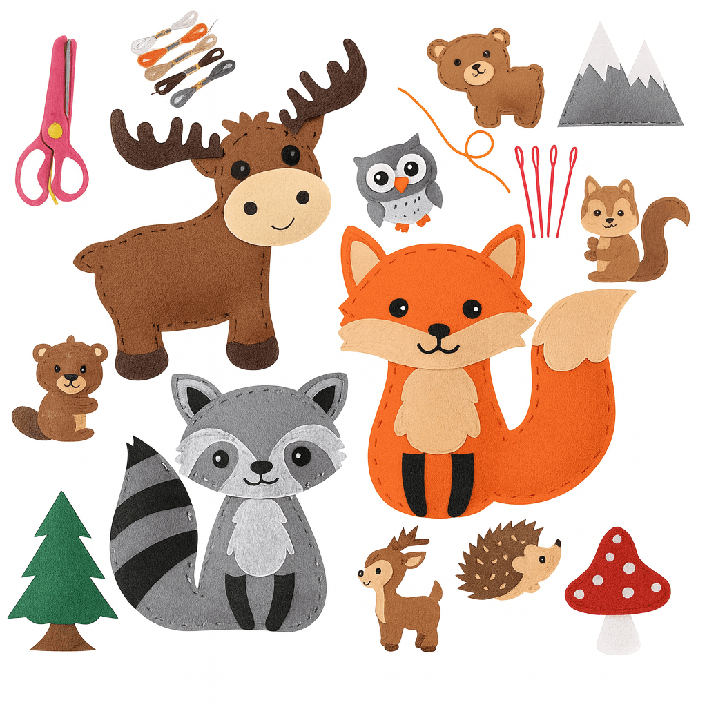 Kreativzauber Nähkit für Kinder - Spiel - minds