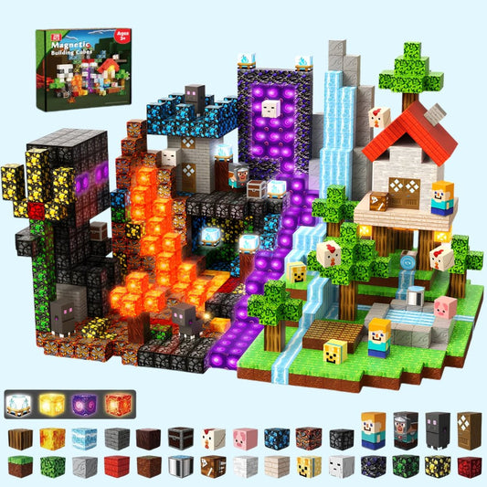 Magnetische Baublöcke LED Edition - Spiel - minds